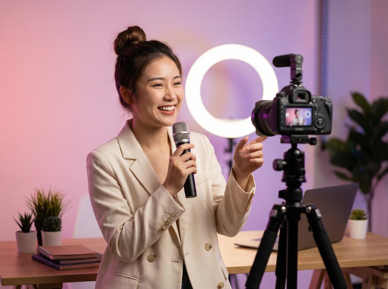 网红主播短视频制作演示